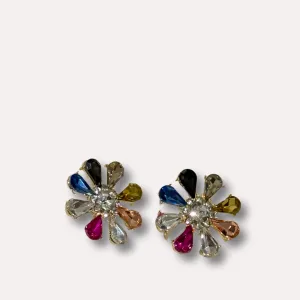 Shoe Trim - Rainbow Flower