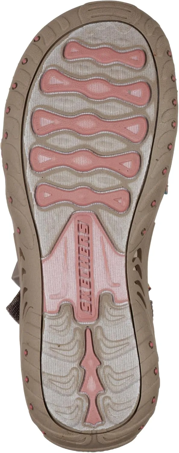 Skechers Women's Reggae-Sew Me-Boho Woven Strappy Slingback Sandal