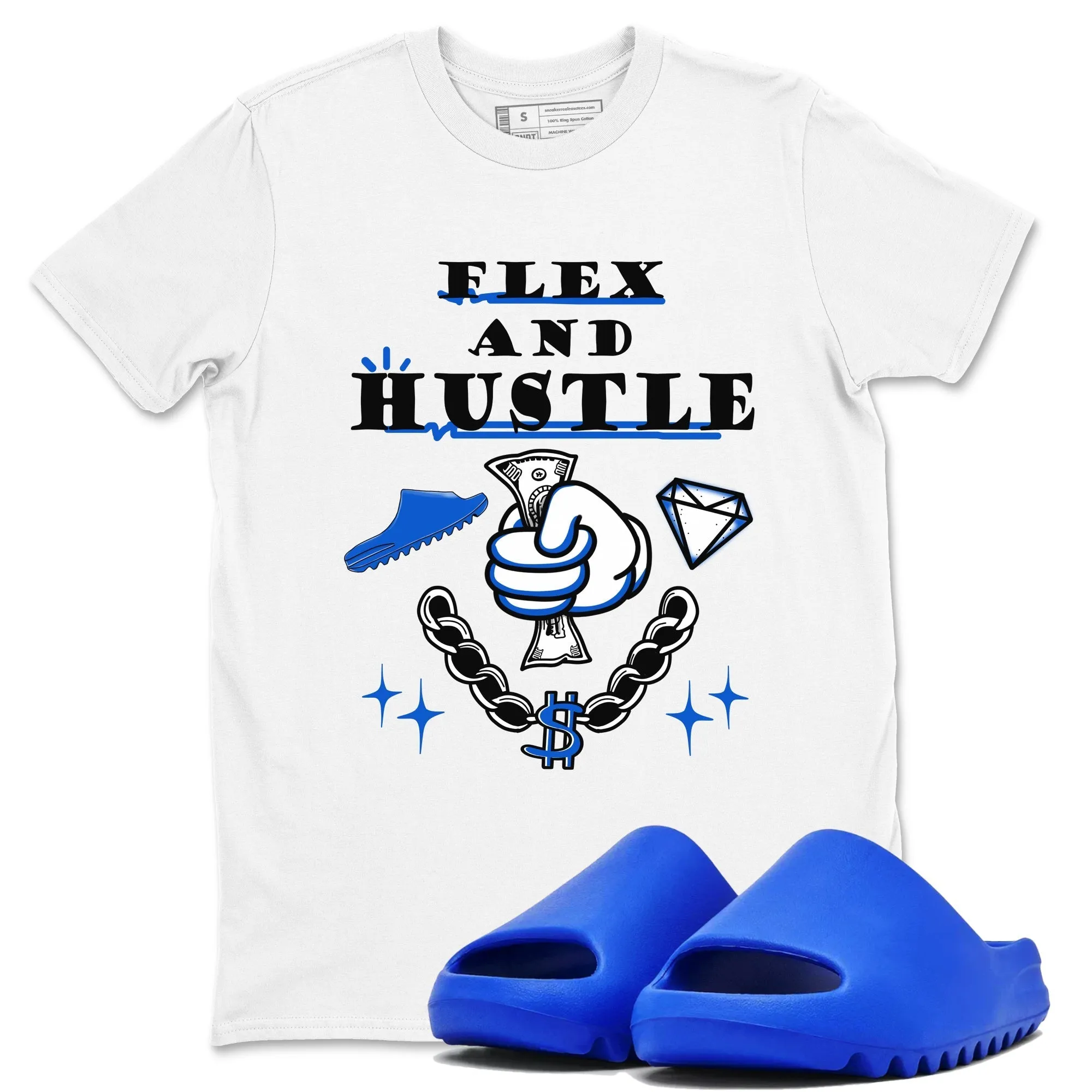 Slide - Affordable options Hustle Flex Sneaker SNRT Top-tier options Azure Yeezy And Tees