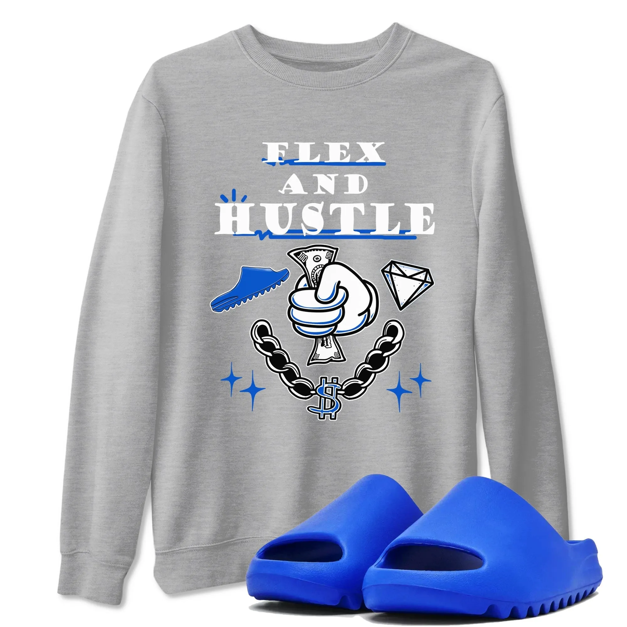 Slide - Affordable options Hustle Flex Sneaker SNRT Top-tier options Azure Yeezy And Tees