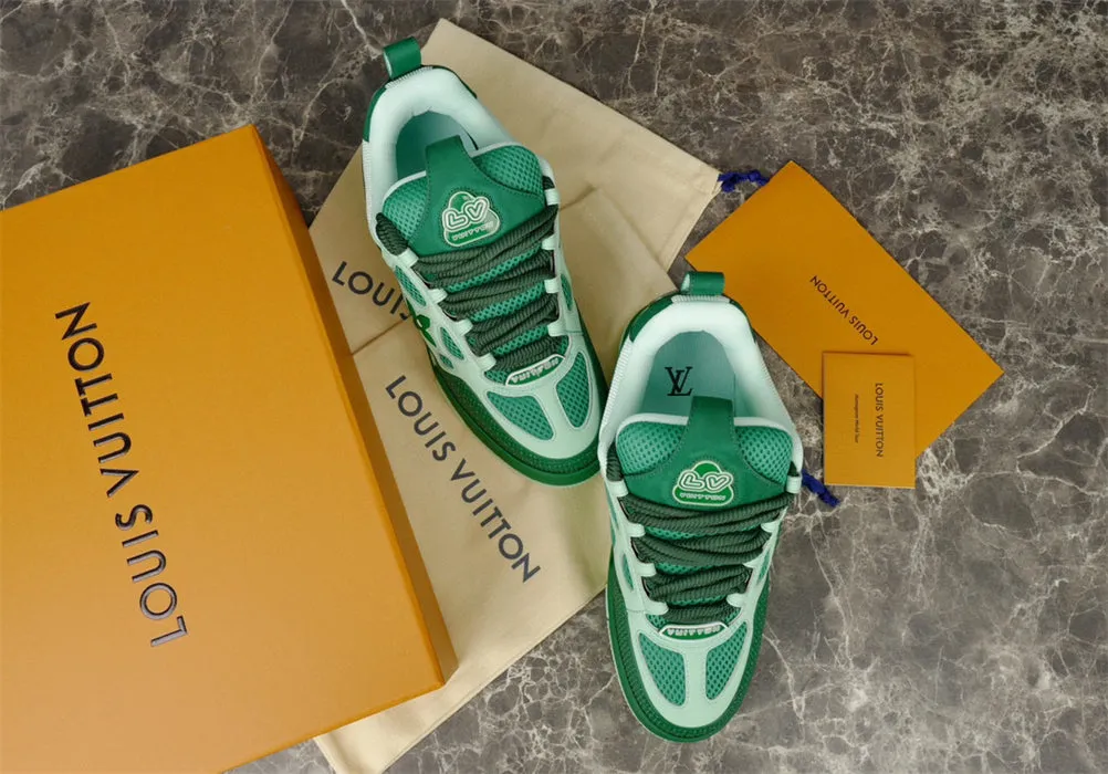 SNEAKER Best-price offer Risk-free returns GREEN LV LOUIS VUITTON SKATE
