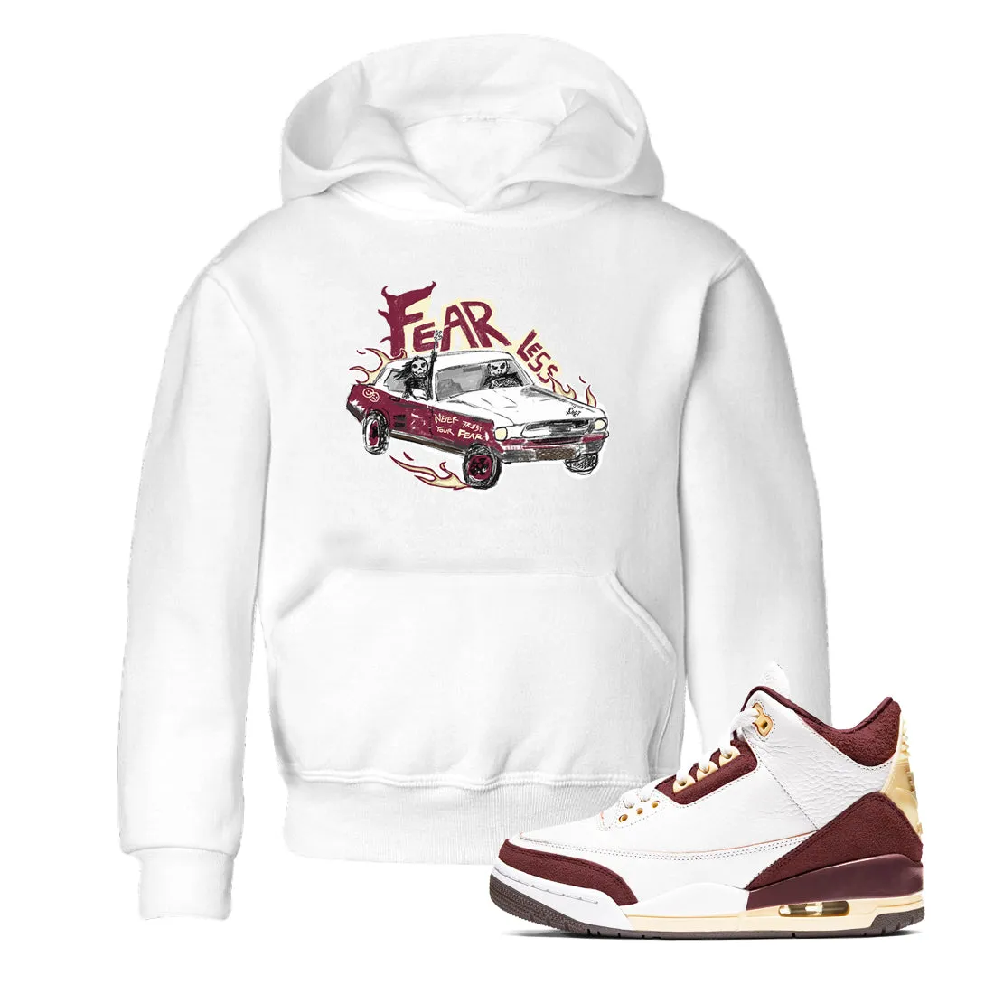 Sneaker Car x - Ma Jordan International delivery A Fearless Air Excellent reviews SNRT 3 Tees Burgundy Kids Crush Maniere