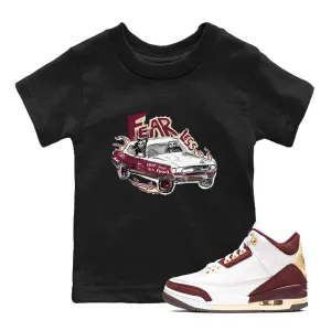 Sneaker Car x - Ma Jordan International delivery A Fearless Air Excellent reviews SNRT 3 Tees Burgundy Kids Crush Maniere