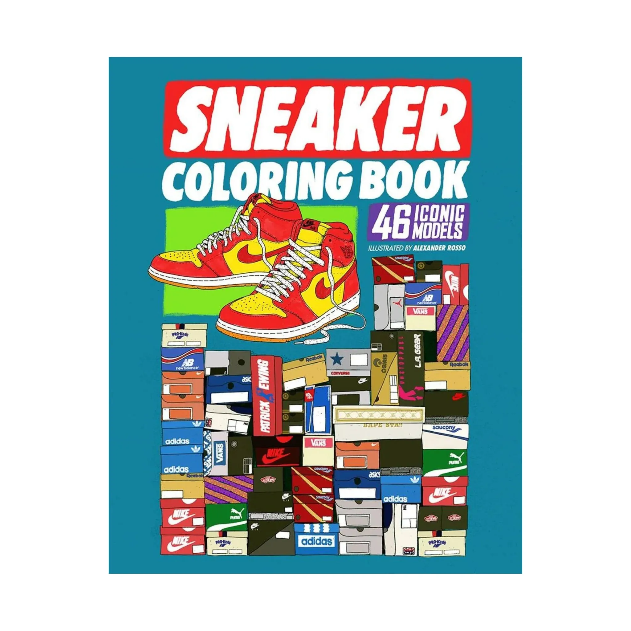 Sneaker Coloring Book