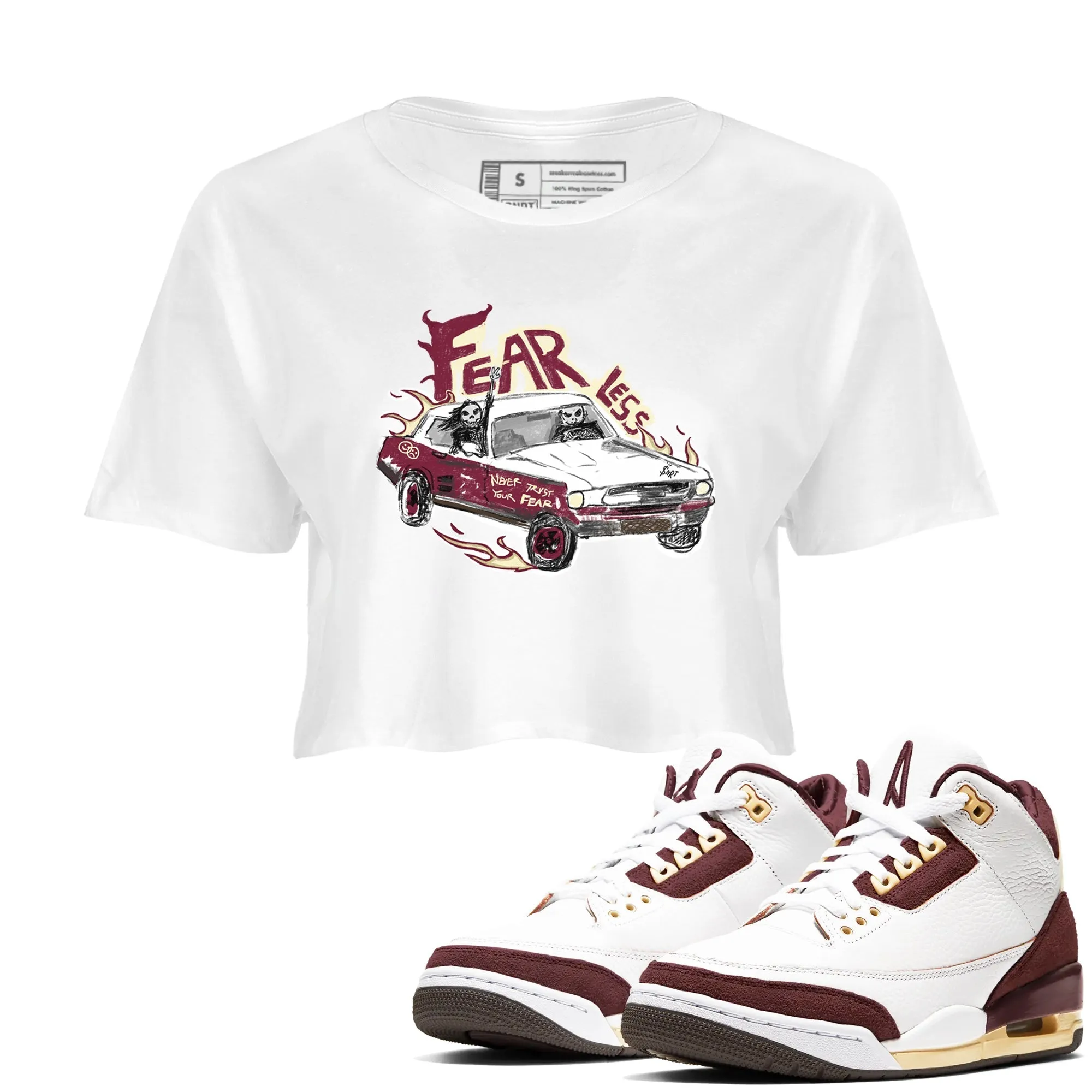 Sneaker Ma A x 3 Car - Maniere Jordan SNRT Functional design Burgundy Top Crush Fearless Women's Air Exceptional