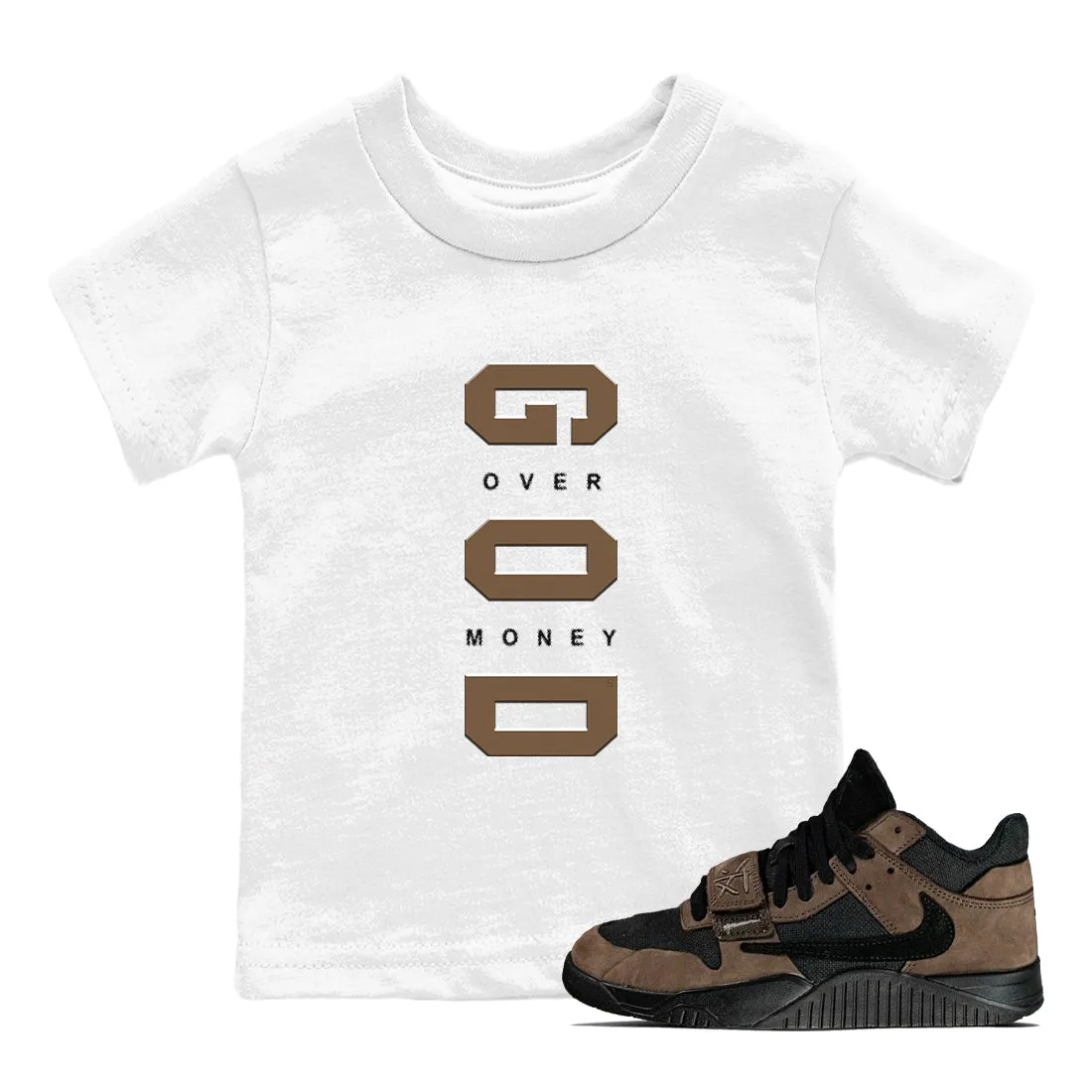 Sneaker Money Jack Jordan Kids Over Tees Dark - Jumpman SNRT Travis Easy-to-use God Powerful Mocha Scott