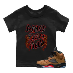 SNRT From Dance Jordan Kids Sneaker - Archaeo Clearance Hell 5 Refined Brown Tees Air