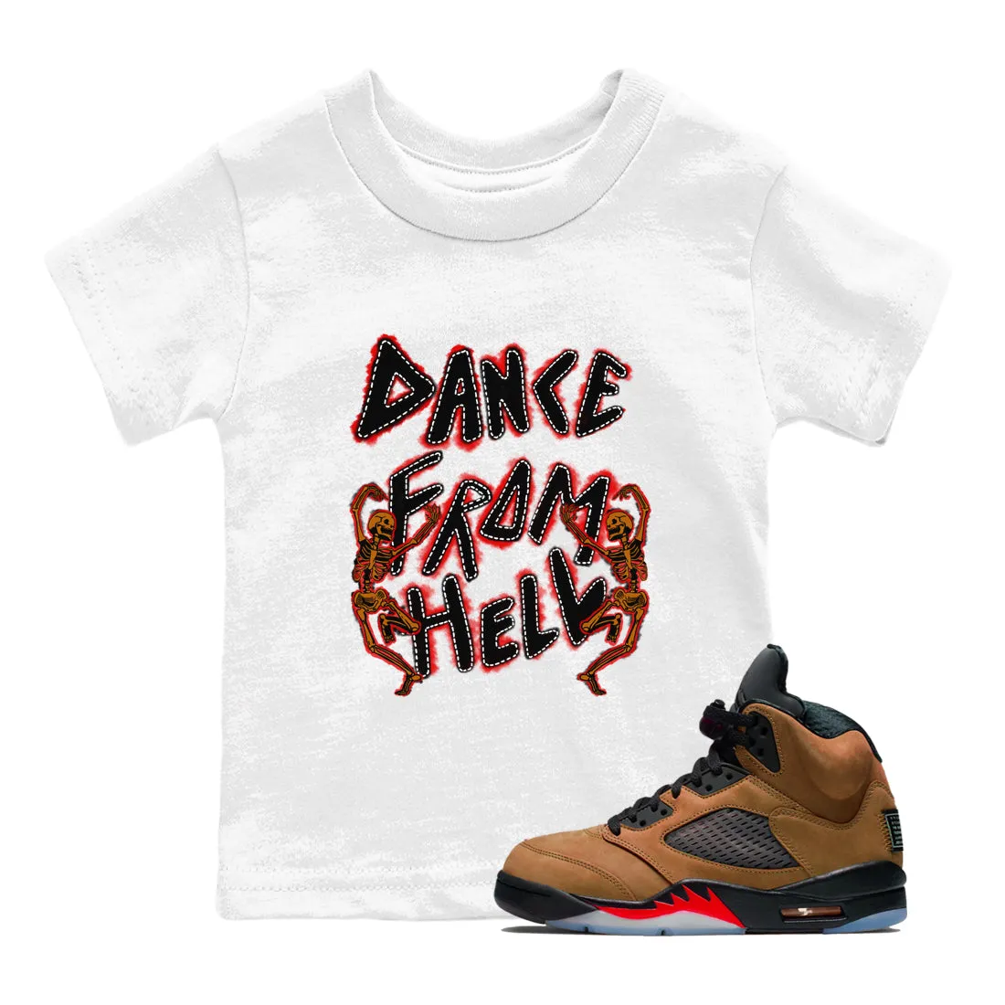SNRT From Dance Jordan Kids Sneaker - Archaeo Clearance Hell 5 Refined Brown Tees Air