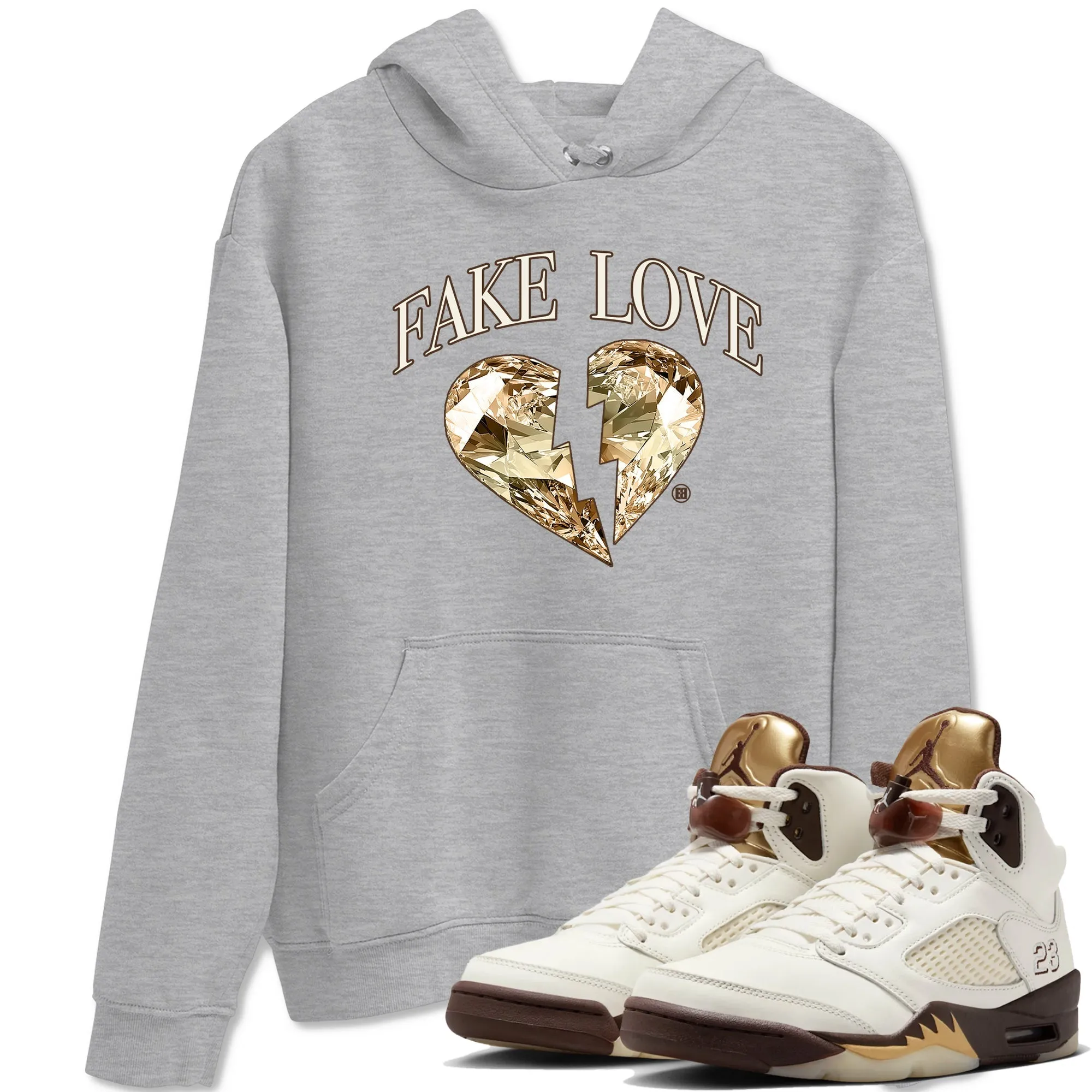 SNRT International tracking Ticket Sneaker Love Tees - 5 VR-compatible Air Golden Jordan Fake