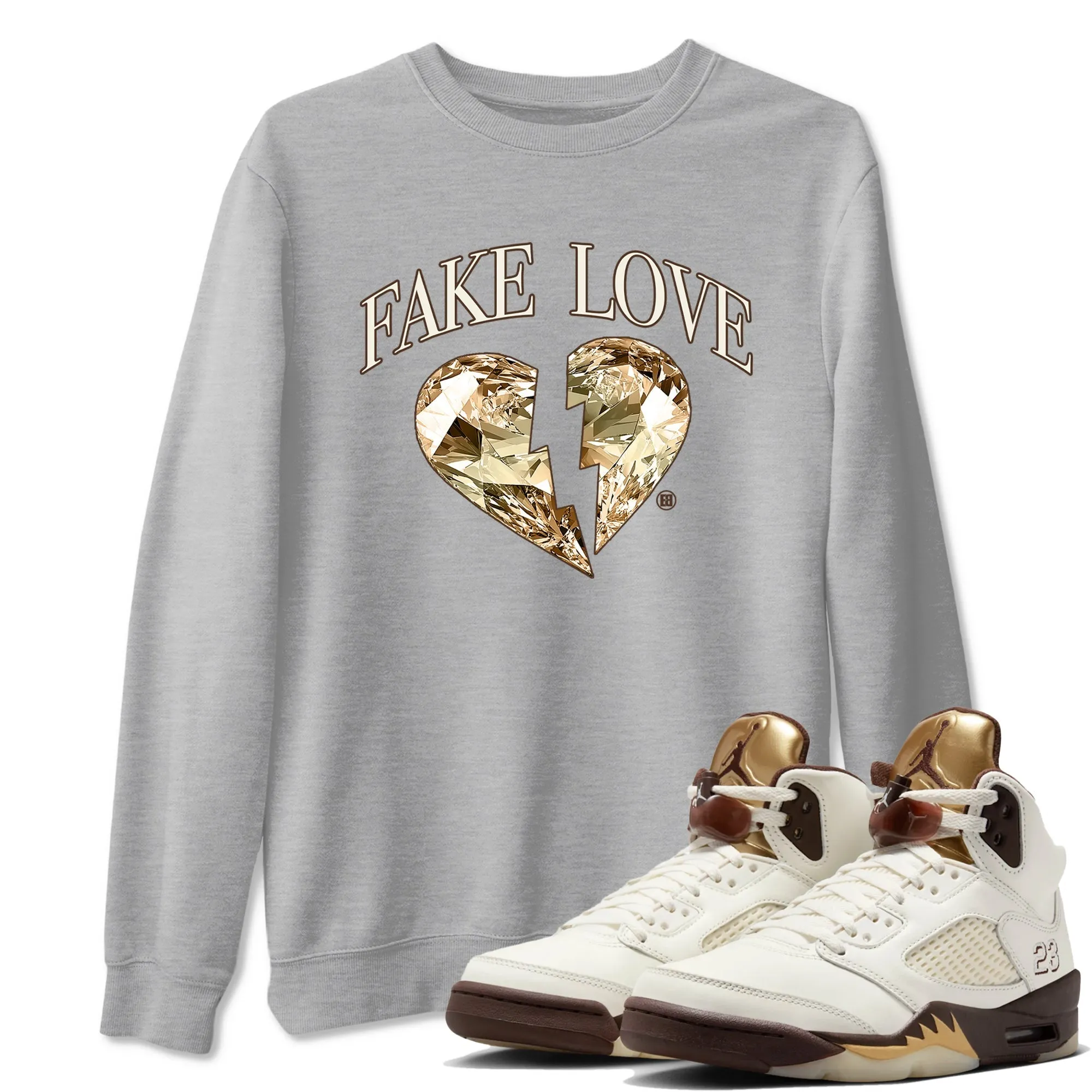 SNRT International tracking Ticket Sneaker Love Tees - 5 VR-compatible Air Golden Jordan Fake