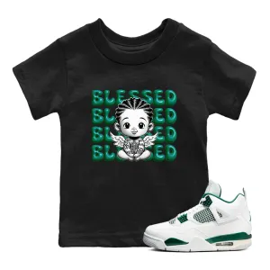 SNRT Jordan 4 Sneaker High-security Kids Oxidized Green Quick-action sale - Blessed Tees Baby Air
