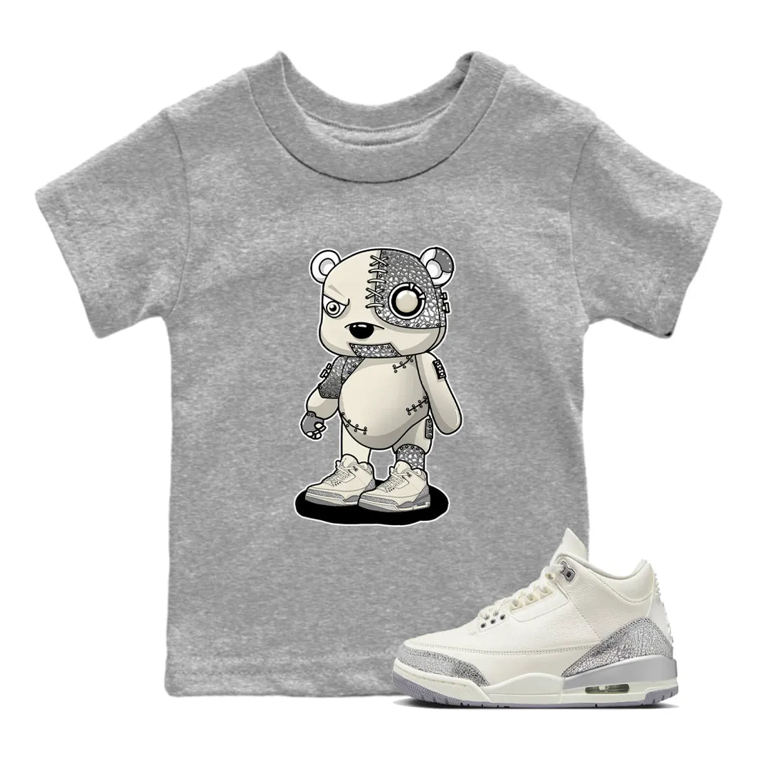 SNRT Tees 3 Early bird pricing Sneaker Best-selling Sail Cyborg Air - Grey Jordan Bear Kids and Cement