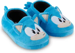 Sonic The Hedgehog Boys Cozy Comfort Slip on Aline Slippers - Sonic, Tails, Knuckles and Shadow Slippers