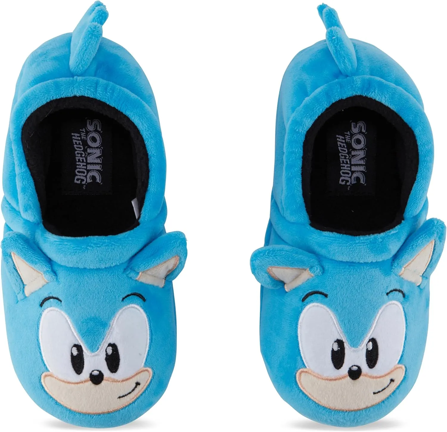 Sonic The Hedgehog Boys Cozy Comfort Slip on Aline Slippers - Sonic, Tails, Knuckles and Shadow Slippers