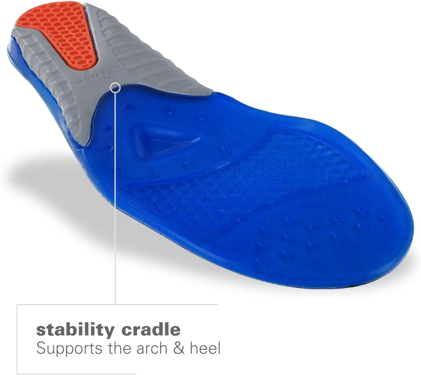 Spenco Gel Comfort Shoe Insole with Cushioning and Support, Women's 5-6.5