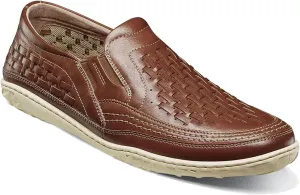 Stacy Adams Men's Ithaca Slip On Loafer Driving Style, Sienna, 11.5