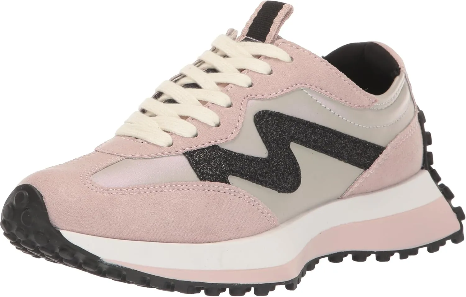 Steve Madden Girls Shoes Girls Campo Sneaker, Blush Multi, 3 Little Kid