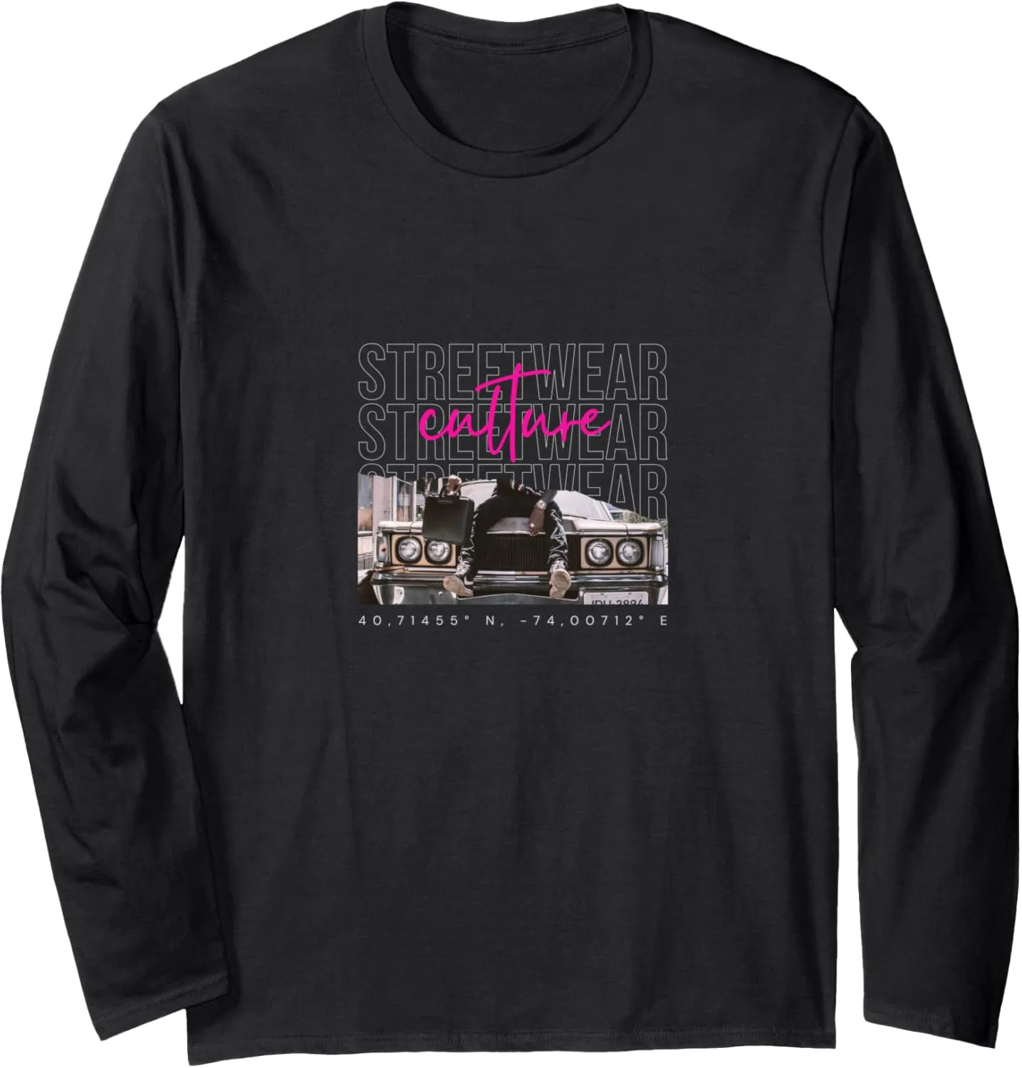 Streetwear Culture NYC Urban Vibe Art Long Sleeve T-Shirt