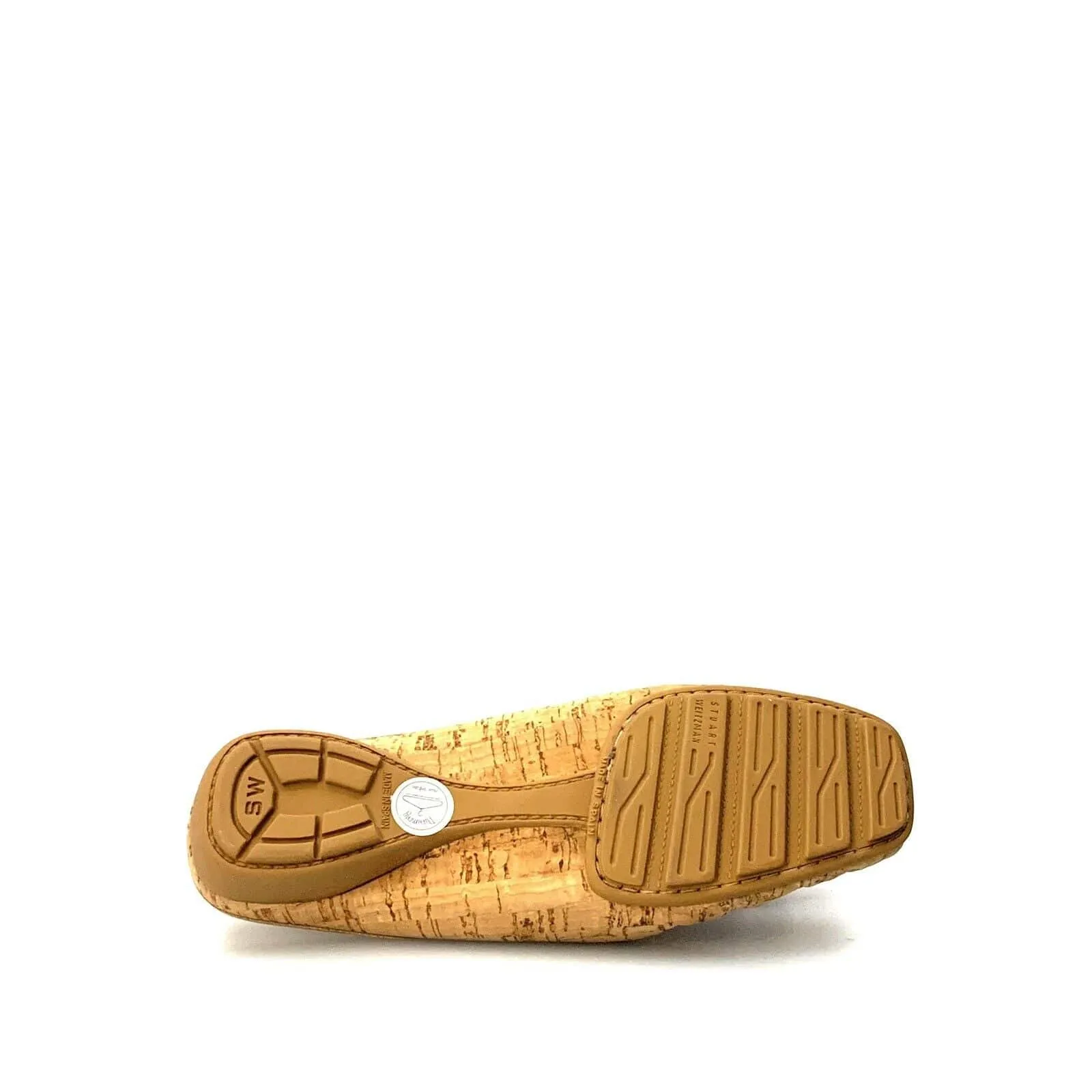 Stuart Weitzman Womens Cork Slip On Mule Loafer Driving Shoes 5M