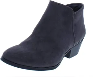 Style & Co. Womens Wileyy Almond Toe Ankle Fashion Boots, Charcoal, Size 6.0