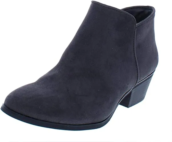 Style & Co. Womens Wileyy Almond Toe Ankle Fashion Boots, Charcoal, Size 6.0