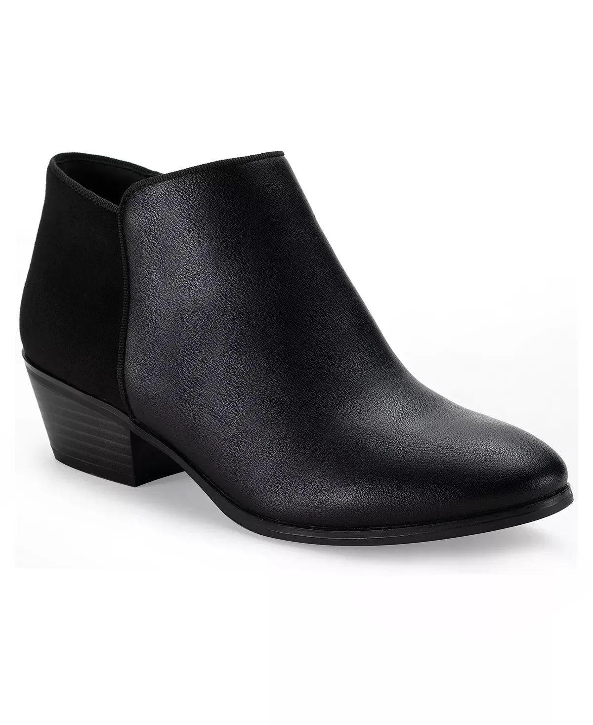 Style Co Wileyy Ankle Booties Black/Black SM/Micro 9 W