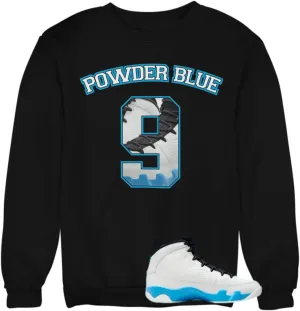 Sweatshirt To Match Jordan 9 Powder Blue Men's Graphic Sweatshirts