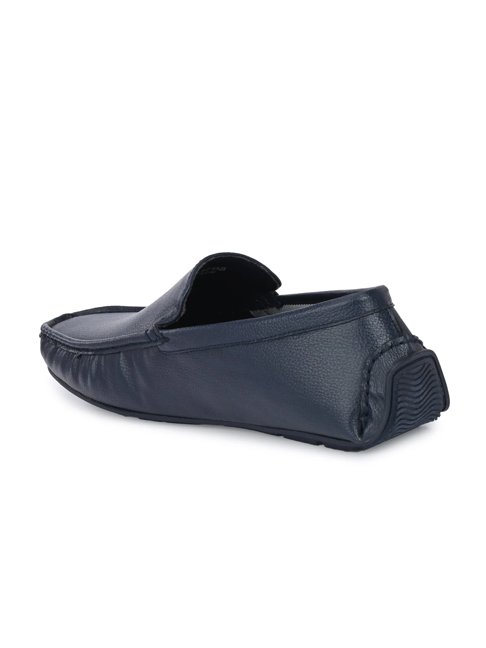 Swift Blue Solid Loafers