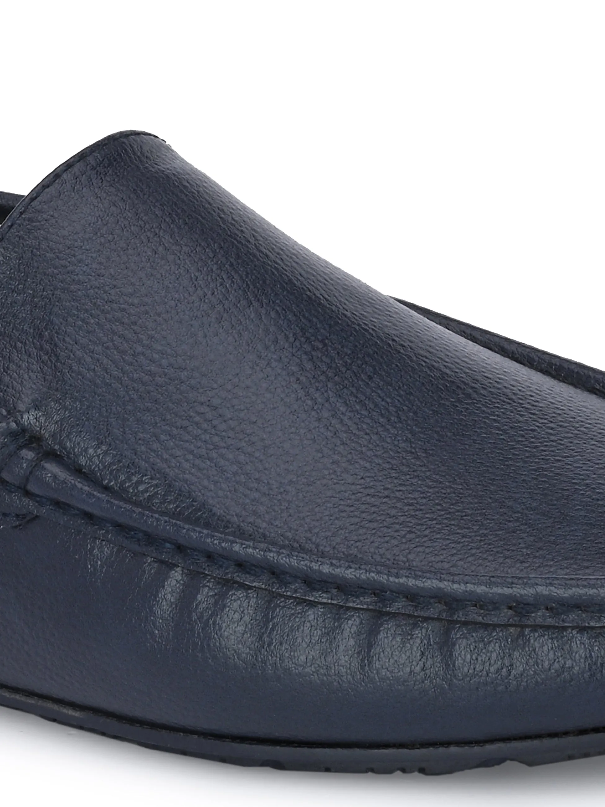 Swift Blue Solid Loafers