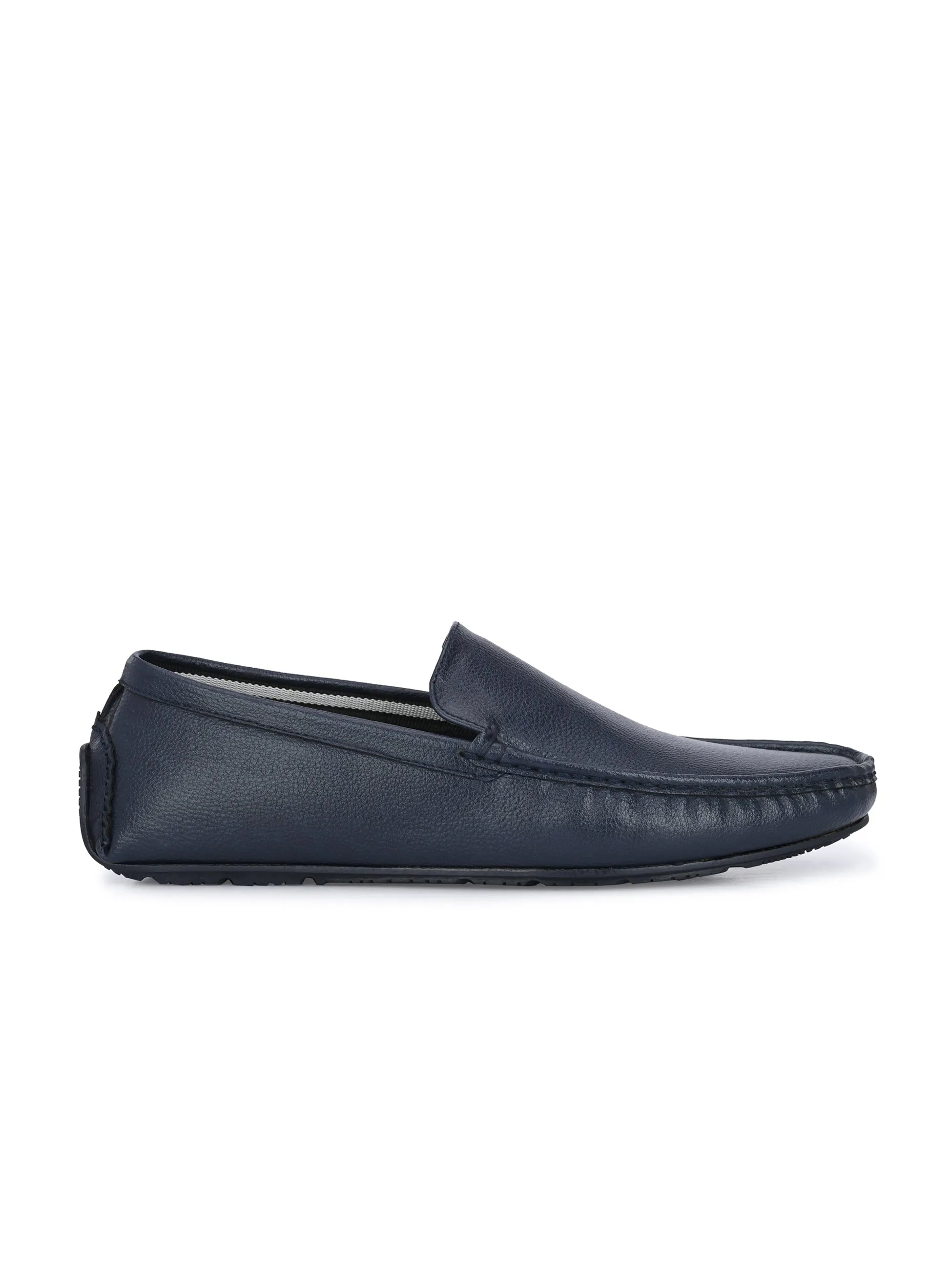 Swift Blue Solid Loafers