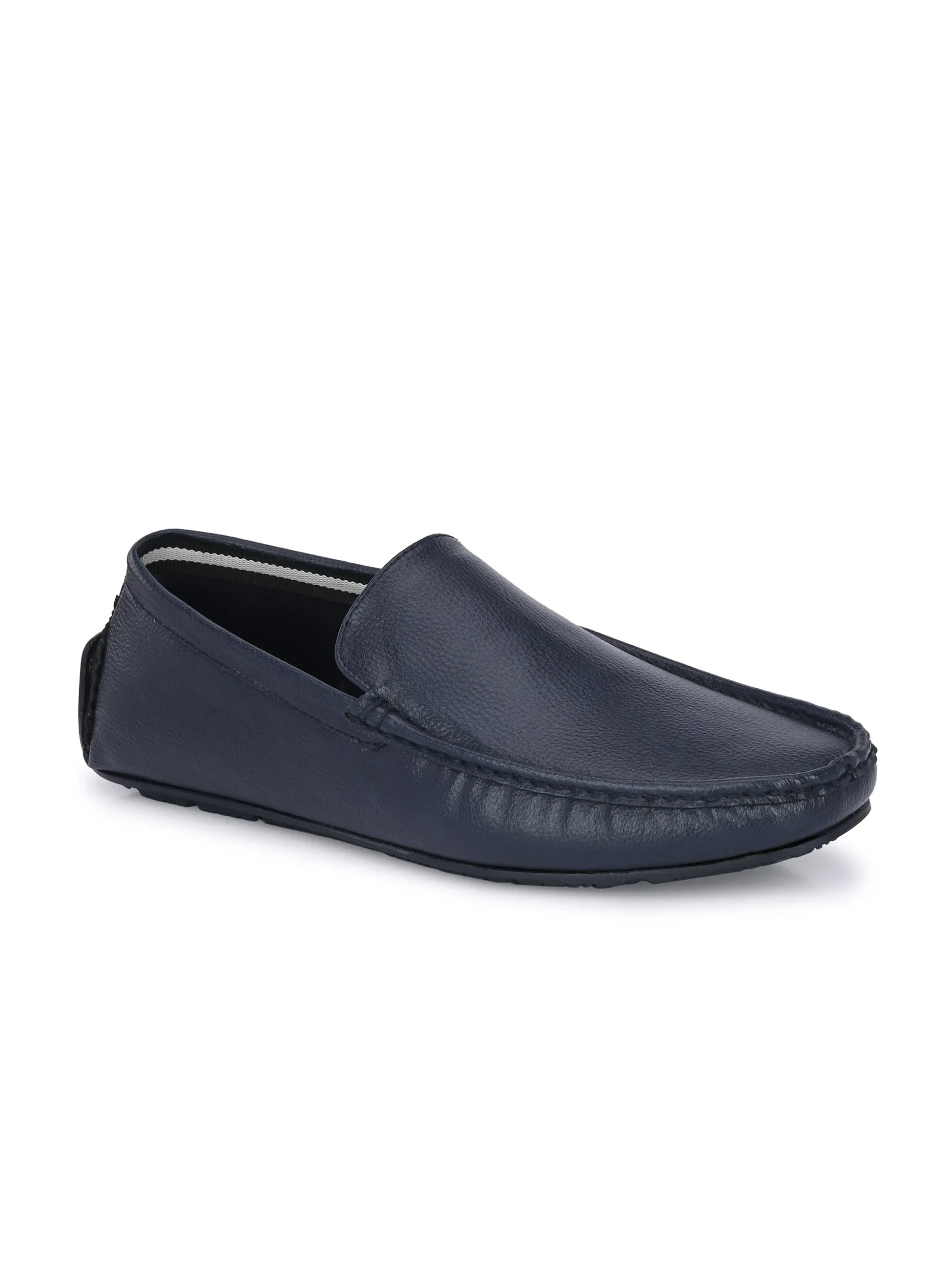 Swift Blue Solid Loafers