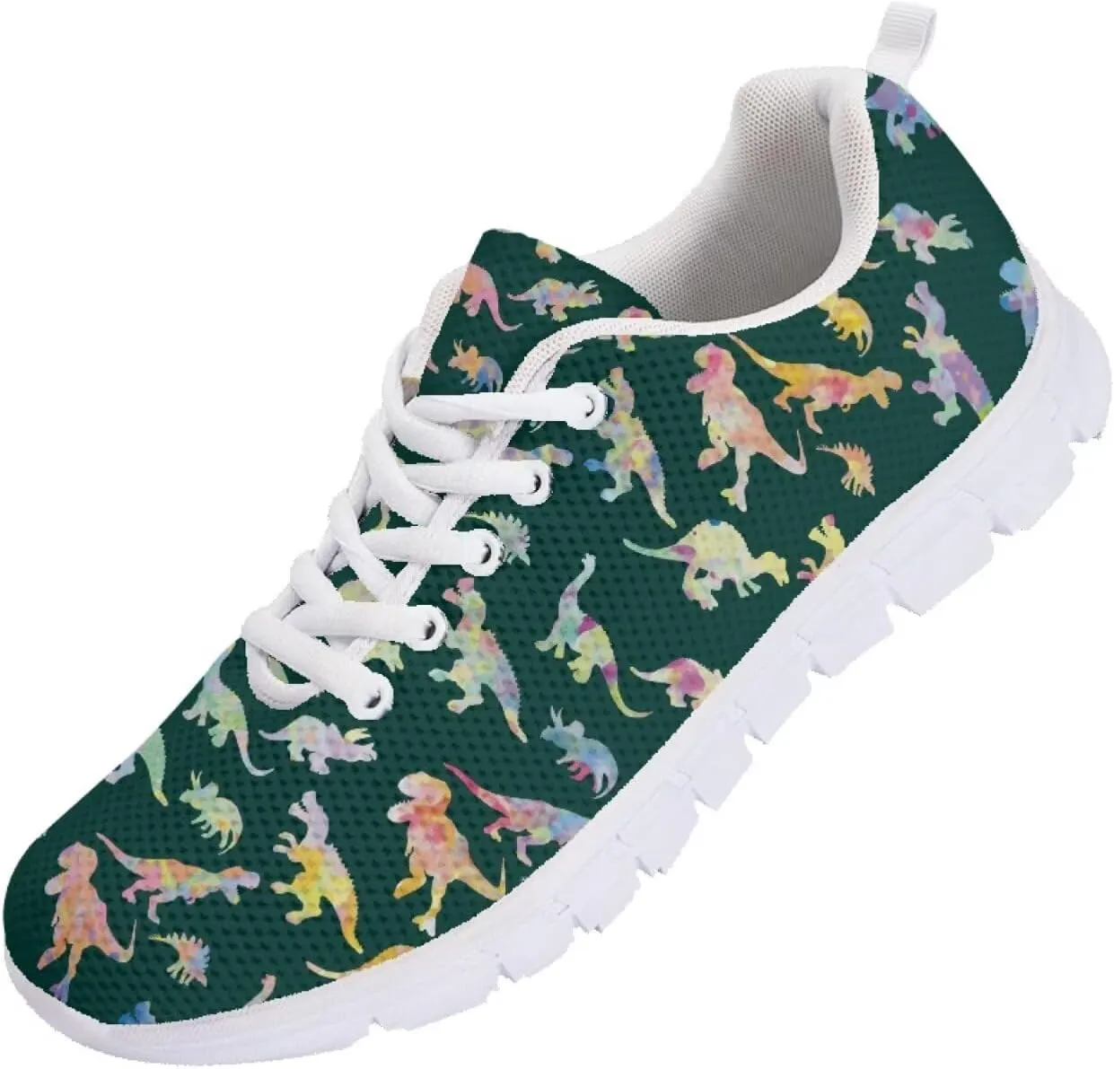 SYtrade Running Shoes Women Print Slip On Sneakers for Woman Tennis Shoes White Sole