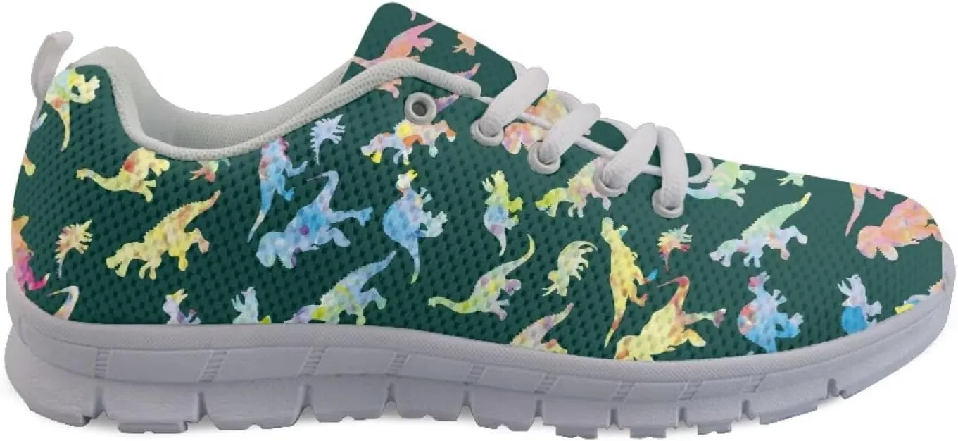 SYtrade Running Shoes Women Print Slip On Sneakers for Woman Tennis Shoes White Sole