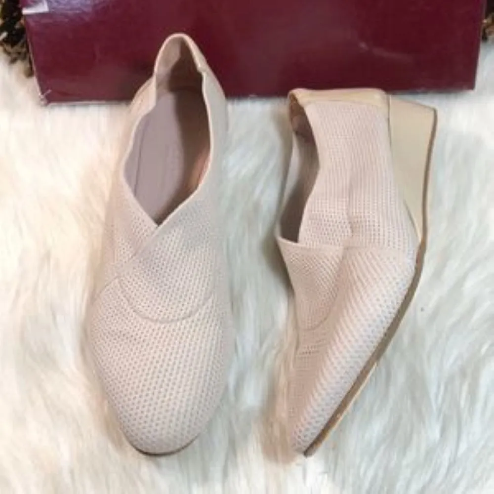 Taryn Rose Celeste Stretch Knit Demi Wedge 7M