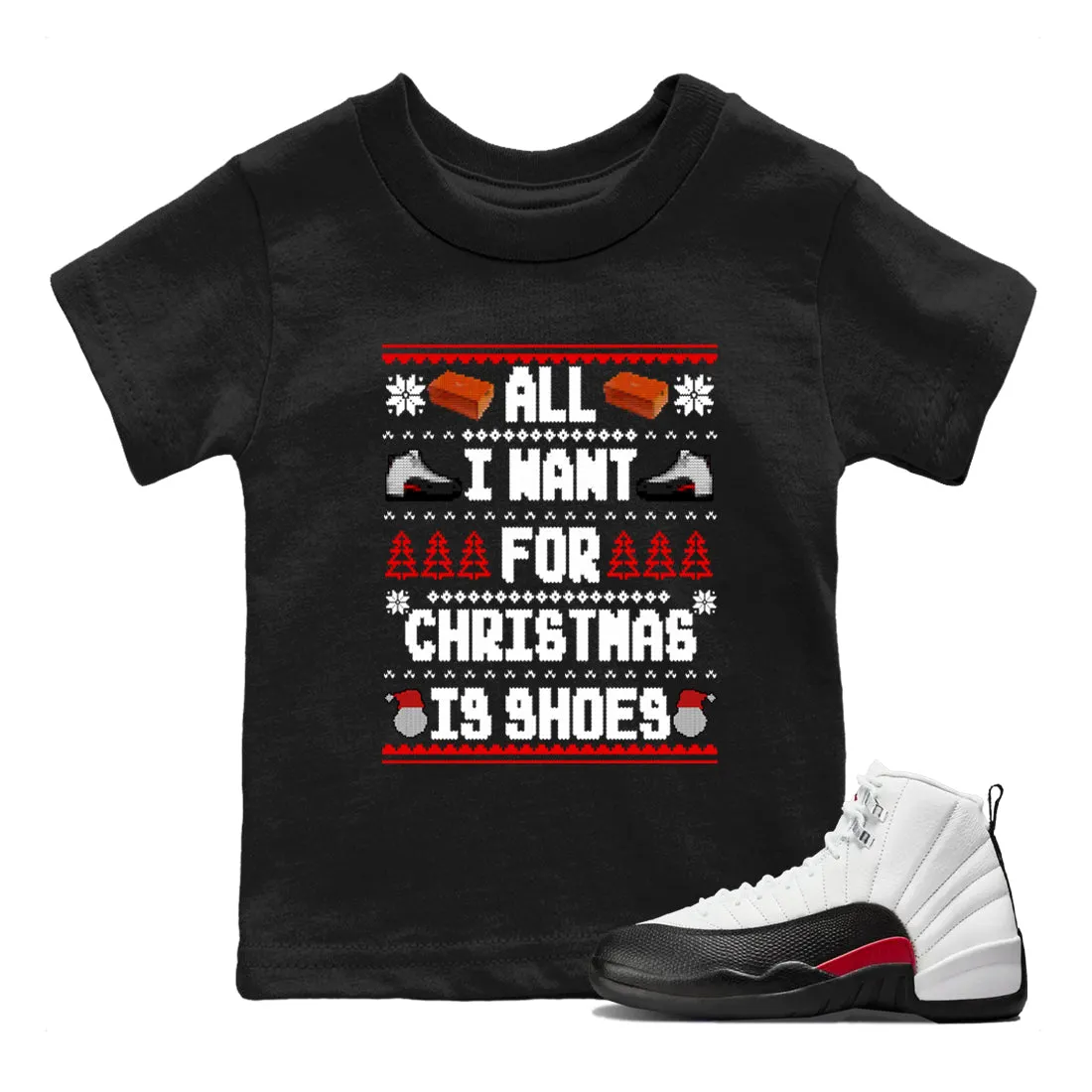 Taxi SNRT All - 12 Flip Christmas Want Tees Best-seller Kids Air Is Shoes For I Sneaker Detailed Jordan