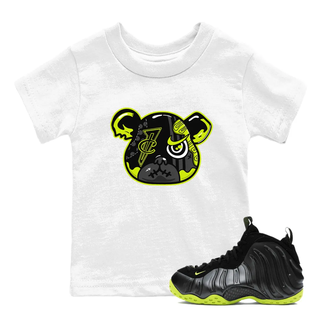 Tees - Foamposite Kids One Black Sneaker Luxurious Waterproof Bear Air Volt Foamposite SNRT