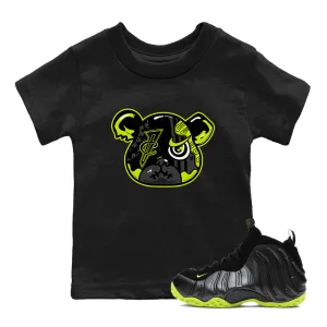 Tees - Foamposite Kids One Black Sneaker Luxurious Waterproof Bear Air Volt Foamposite SNRT