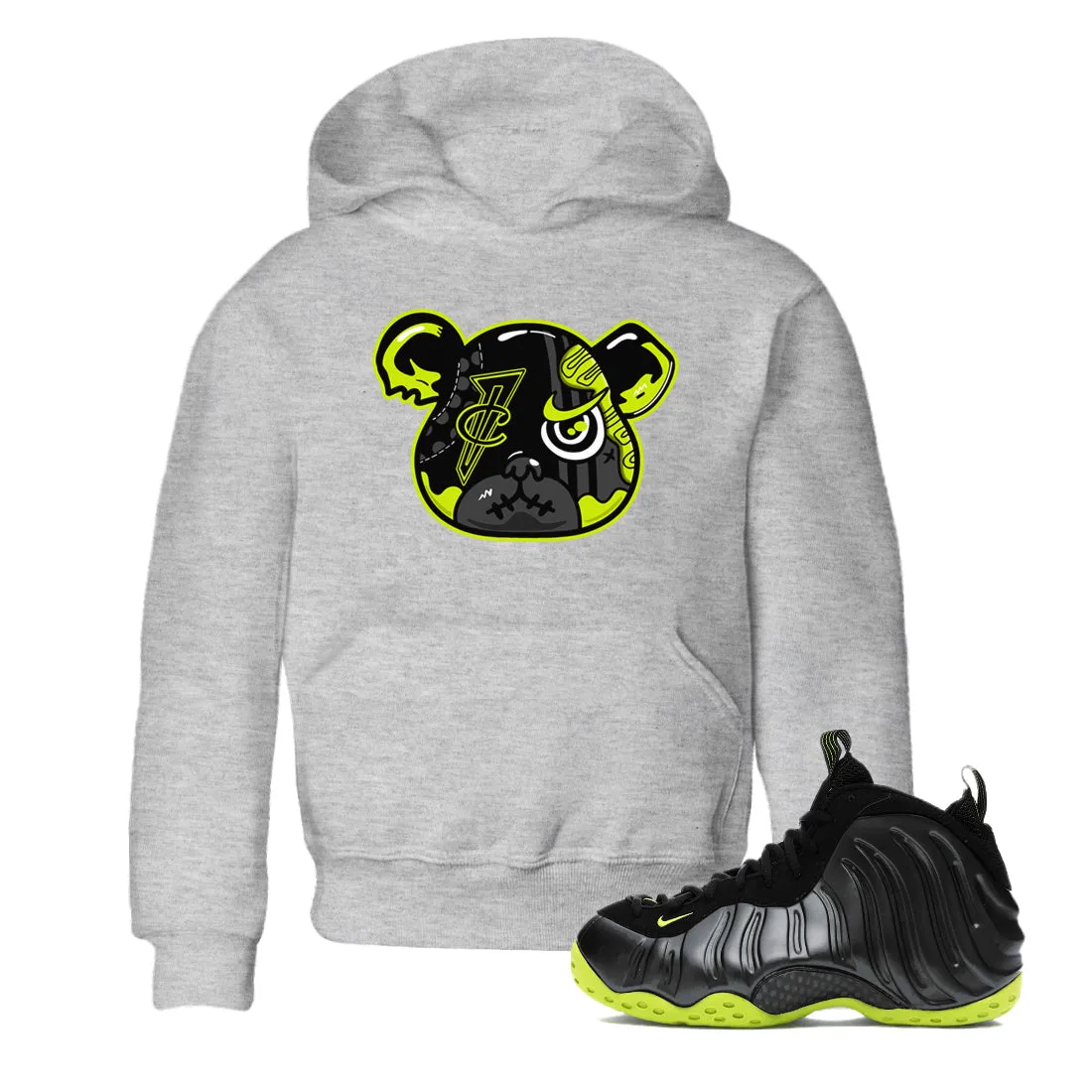 Tees - Foamposite Kids One Black Sneaker Luxurious Waterproof Bear Air Volt Foamposite SNRT