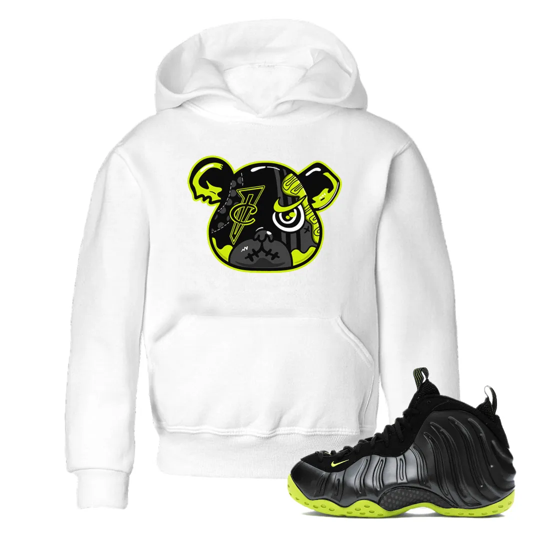 Tees - Foamposite Kids One Black Sneaker Luxurious Waterproof Bear Air Volt Foamposite SNRT