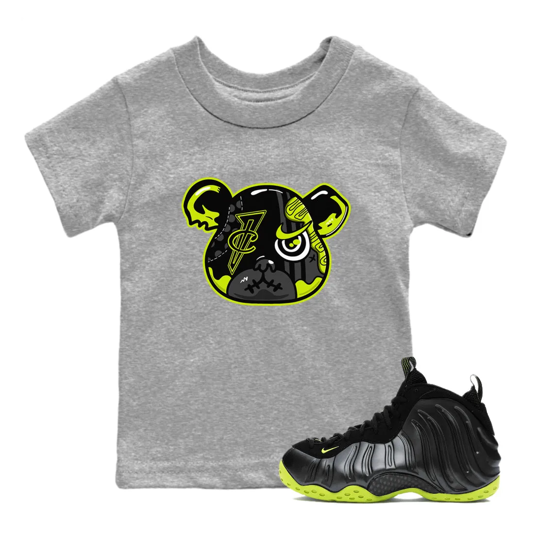 Tees - Foamposite Kids One Black Sneaker Luxurious Waterproof Bear Air Volt Foamposite SNRT
