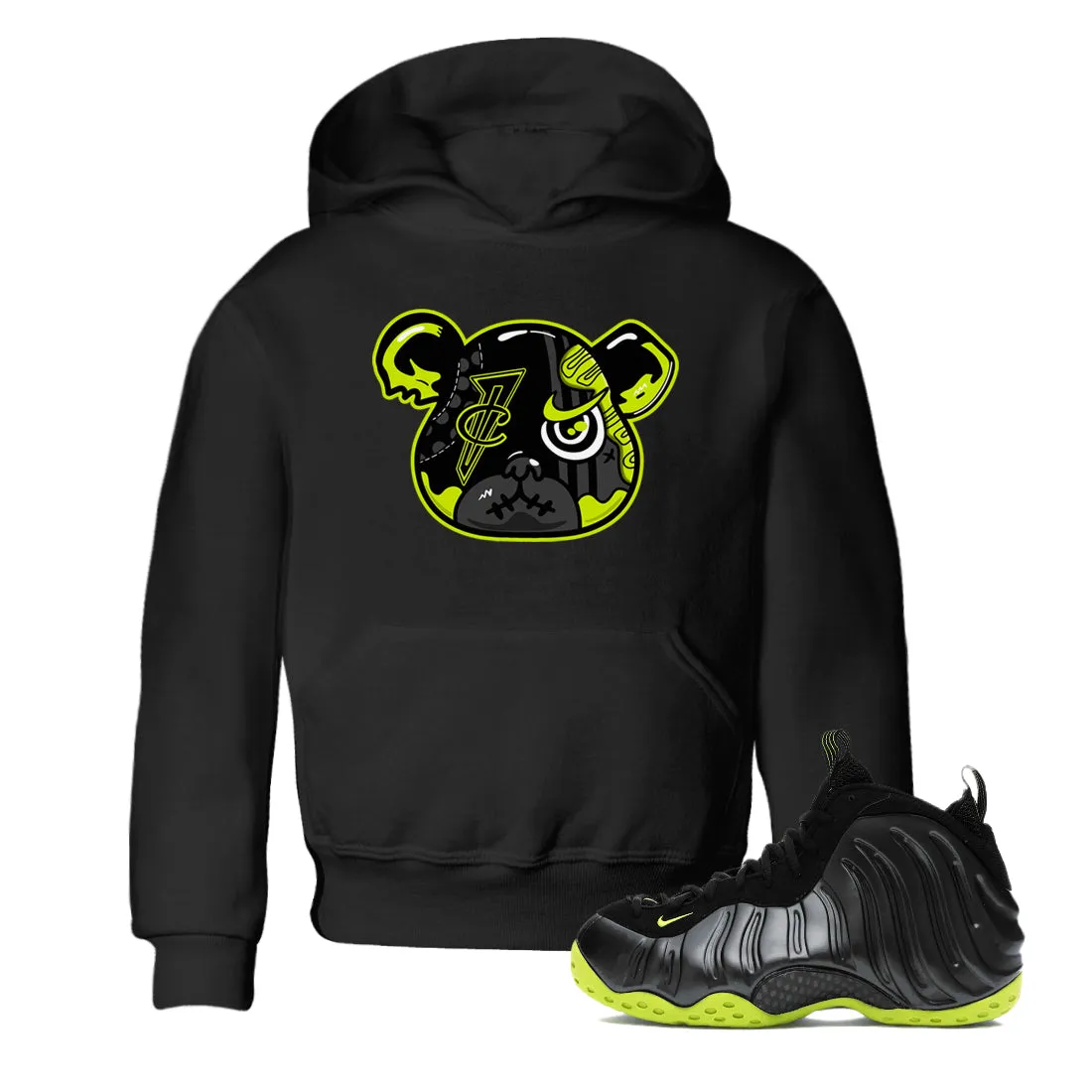 Tees - Foamposite Kids One Black Sneaker Luxurious Waterproof Bear Air Volt Foamposite SNRT