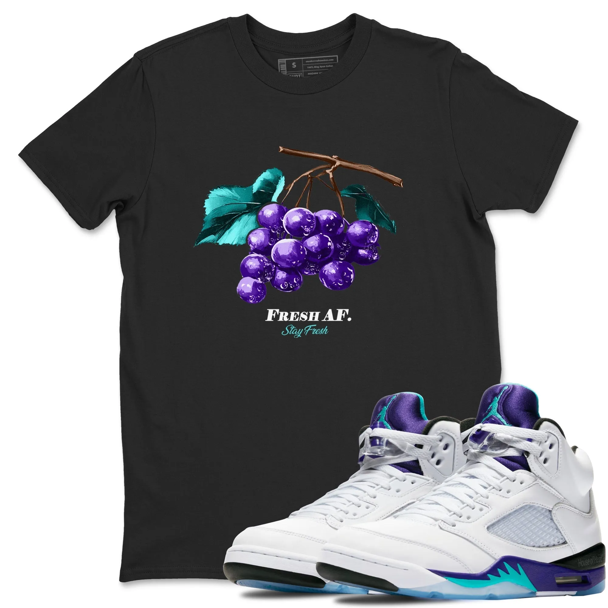 Tees Grape Fresh Best-in-class Air Sneaker SNRT 5 Jordan Grape Top choice -