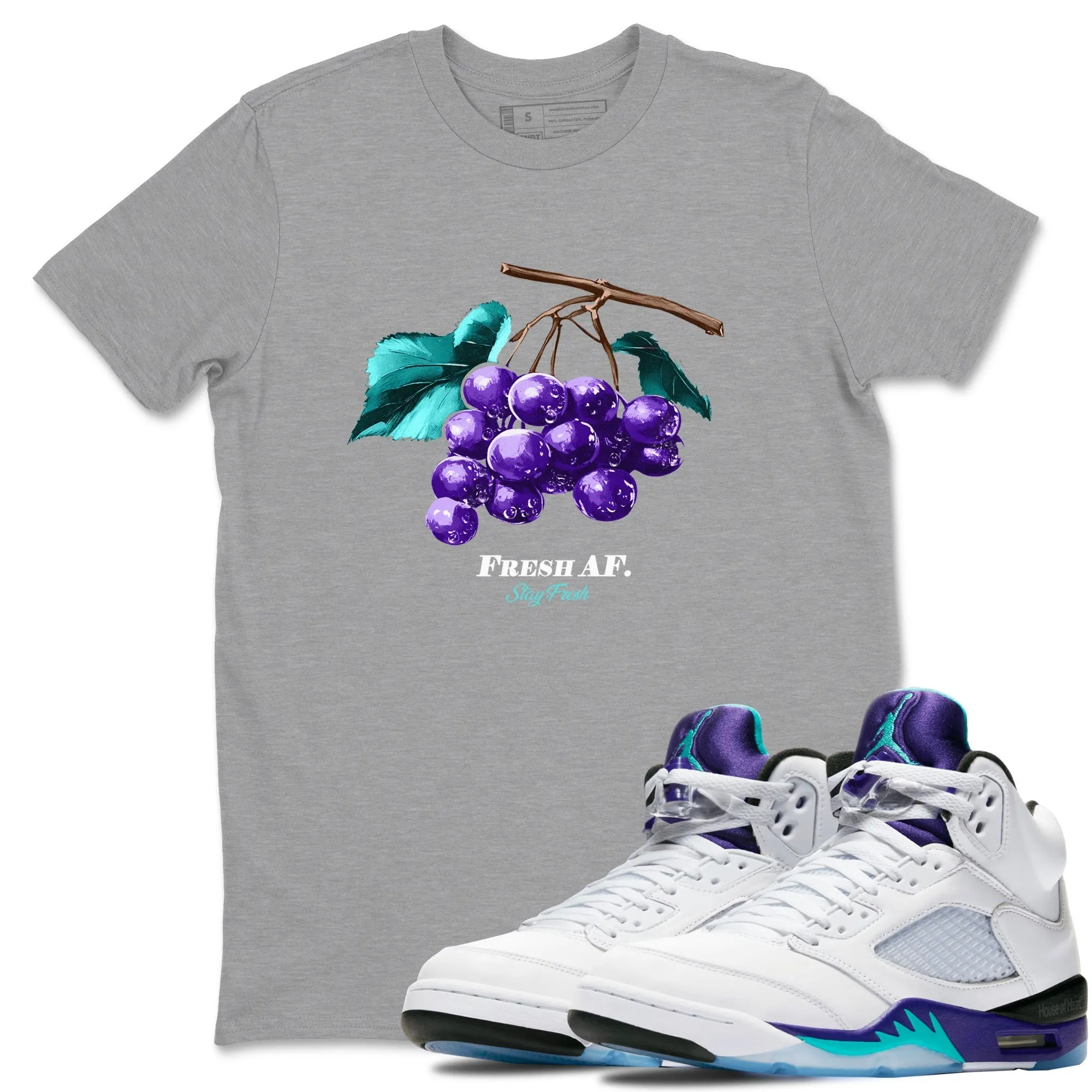 Tees Grape Fresh Best-in-class Air Sneaker SNRT 5 Jordan Grape Top choice -