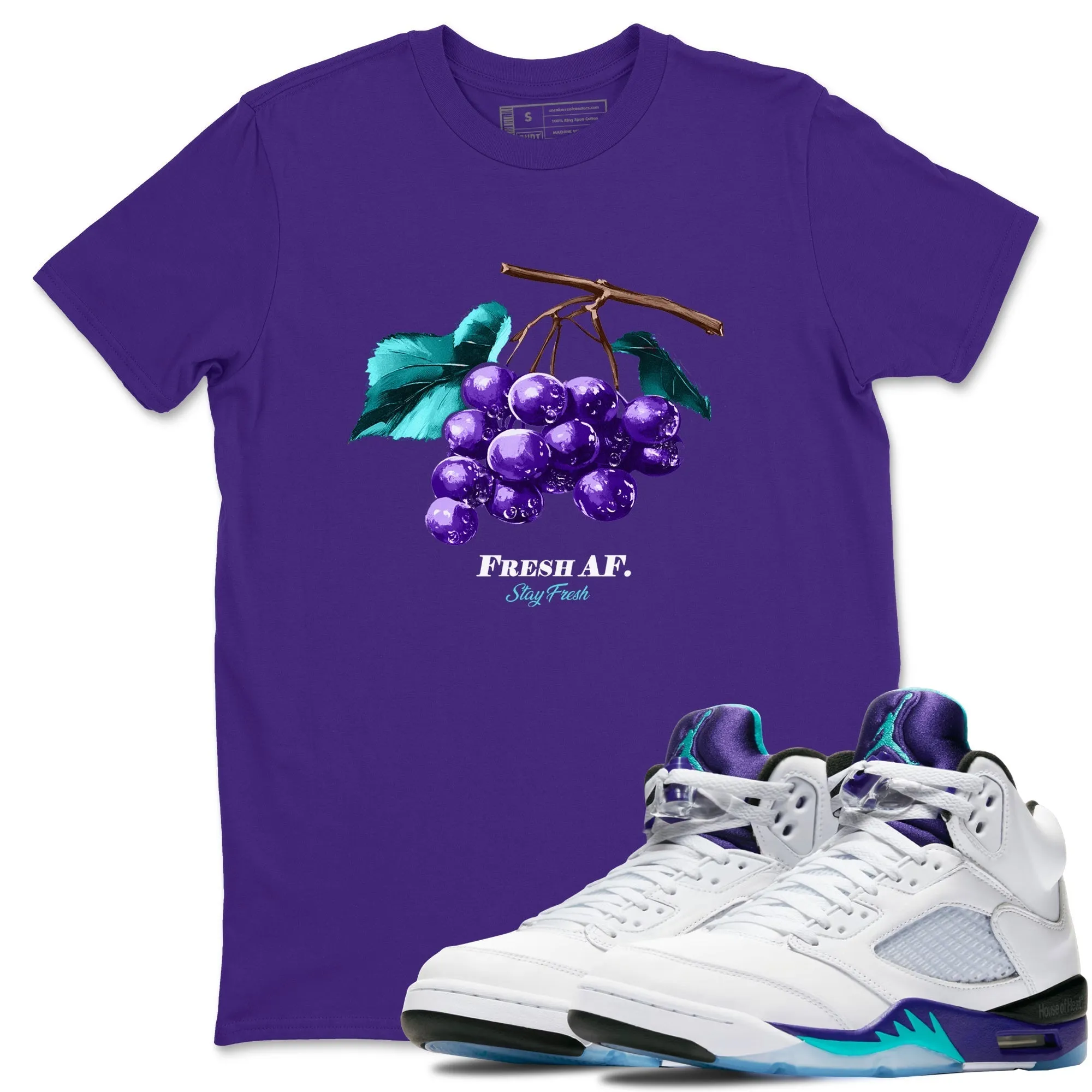 Tees Grape Fresh Best-in-class Air Sneaker SNRT 5 Jordan Grape Top choice -