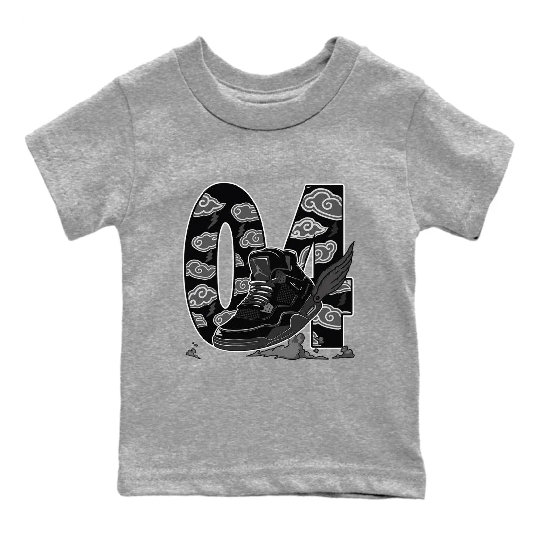 The Tees 4 Kids Black Anniversary sale Cat Sneaker Fly Jordan - SNRT Certified To Air Clouds