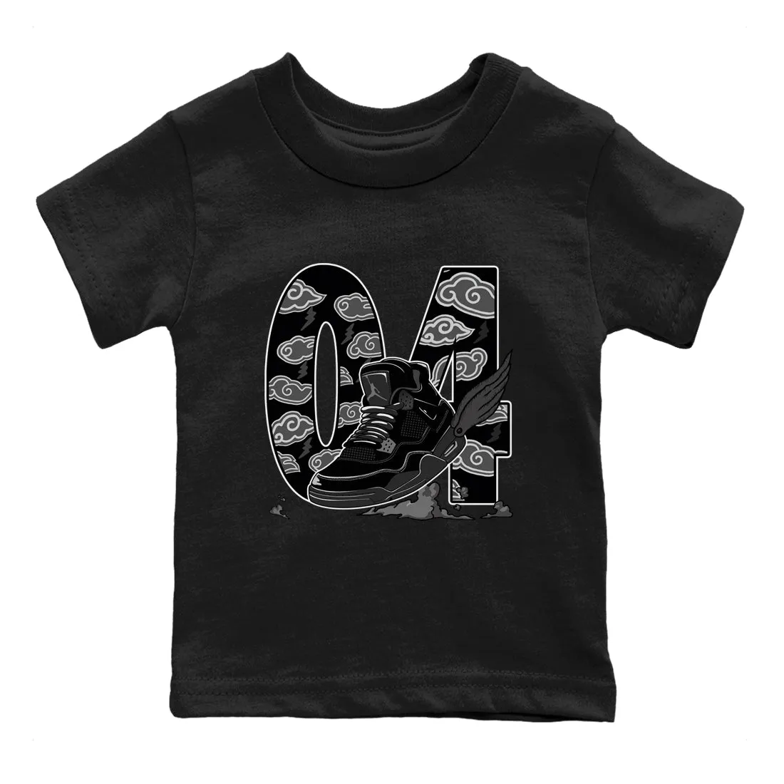 The Tees 4 Kids Black Anniversary sale Cat Sneaker Fly Jordan - SNRT Certified To Air Clouds
