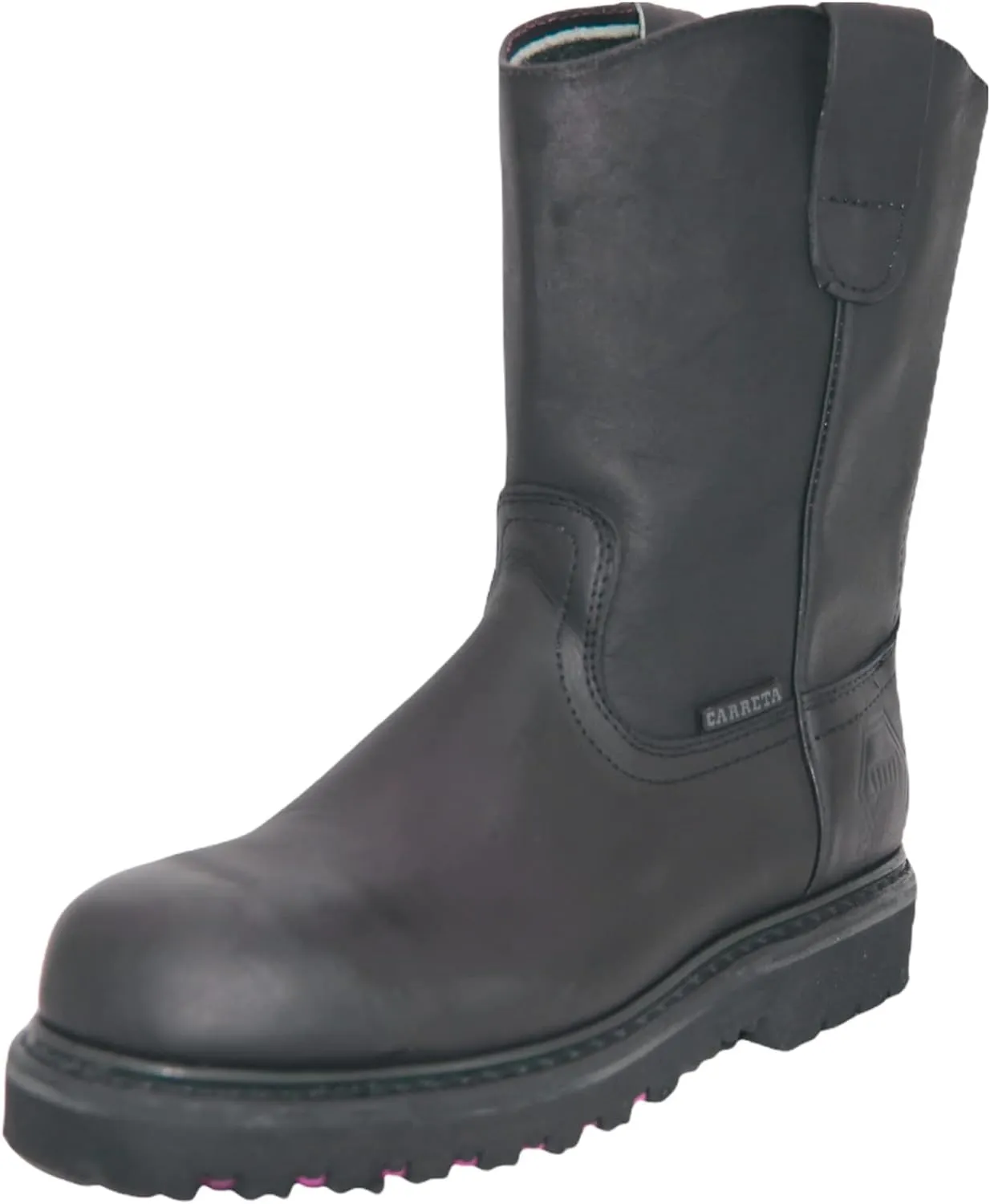 The Western Shops Men's 9" Pull-On Steel Toe Leather Work Boot