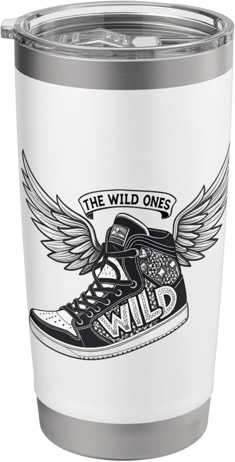 The Wild Ones Winged Sneaker Urban Streetwear Gift Stainless Steel Insulated Tumbler