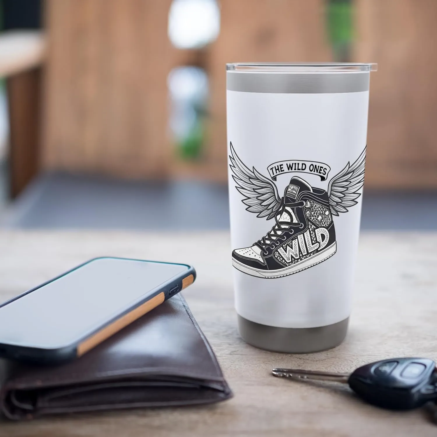 The Wild Ones Winged Sneaker Urban Streetwear Gift Stainless Steel Insulated Tumbler