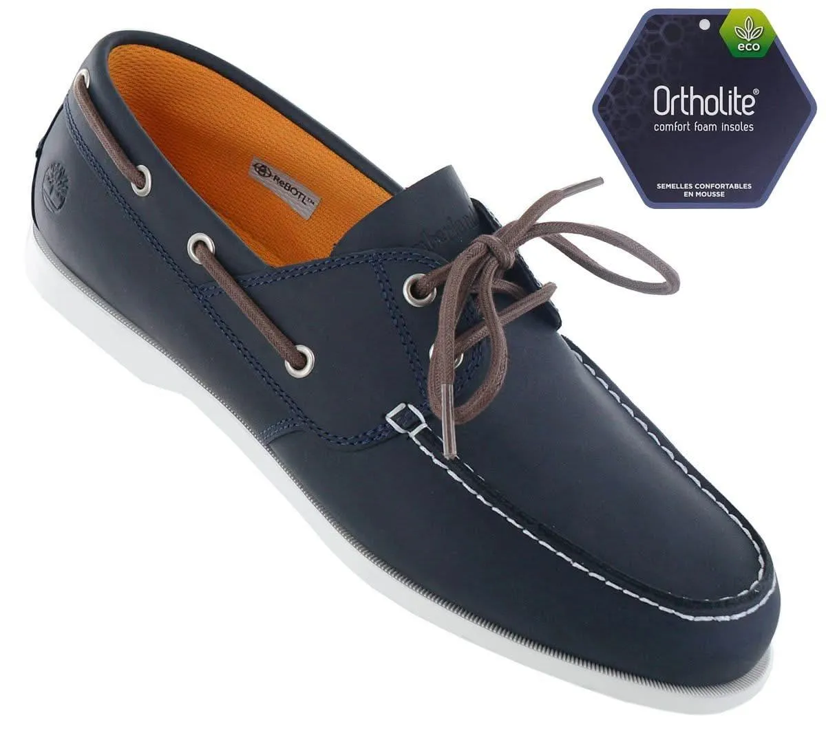 Timberland Cedar Bay Boat Shoe  - Herren klassische Bootsschuhe Leder Blau TB0A288M-019